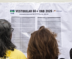 Resultado Vestibular 60+ UnB. 21/01/2026 Foto: Anastácia Vaz/Secom UnB